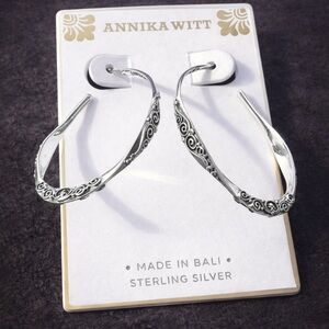 ✨ NWT Annika Witt Sterling Silver Earrings ✨